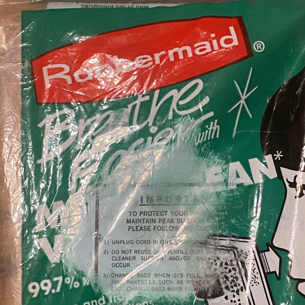 Rubbermaid Micro-Clean Vacuum Bags with Green Seal Royal Dirt Devil
